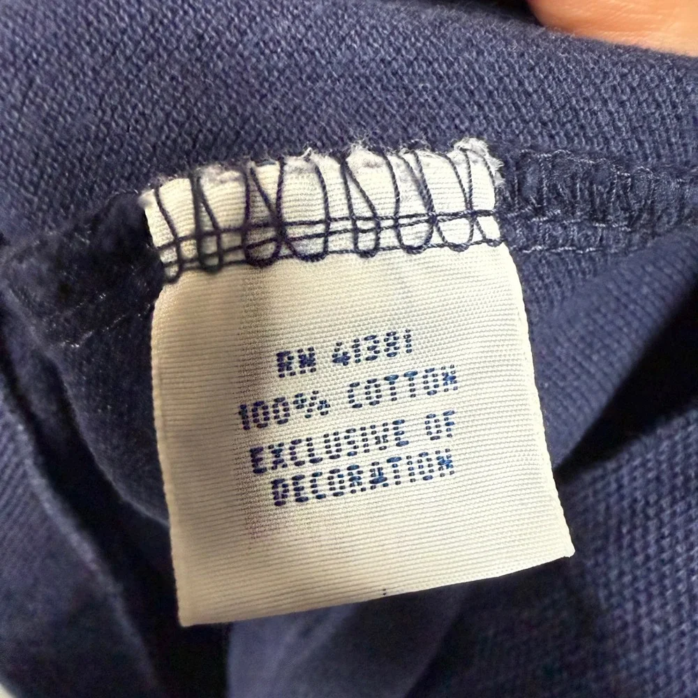 Polo Ralph Lauren Mens Sz XL Classic Fit Polo Shirt Navy Cotton Long Sleeve Pony